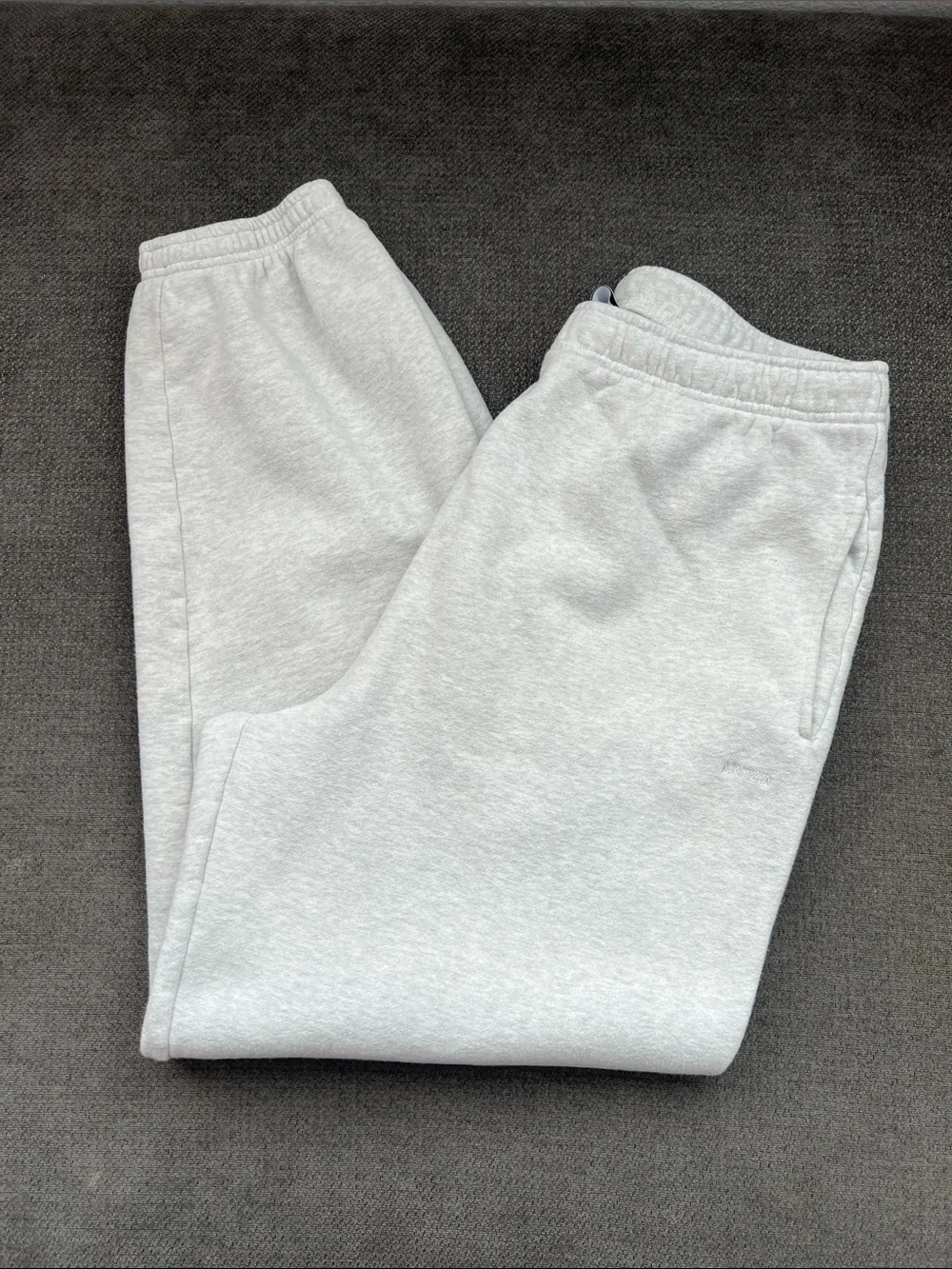 Aritzia Light Gray Men's Sweatpants with Drawstring